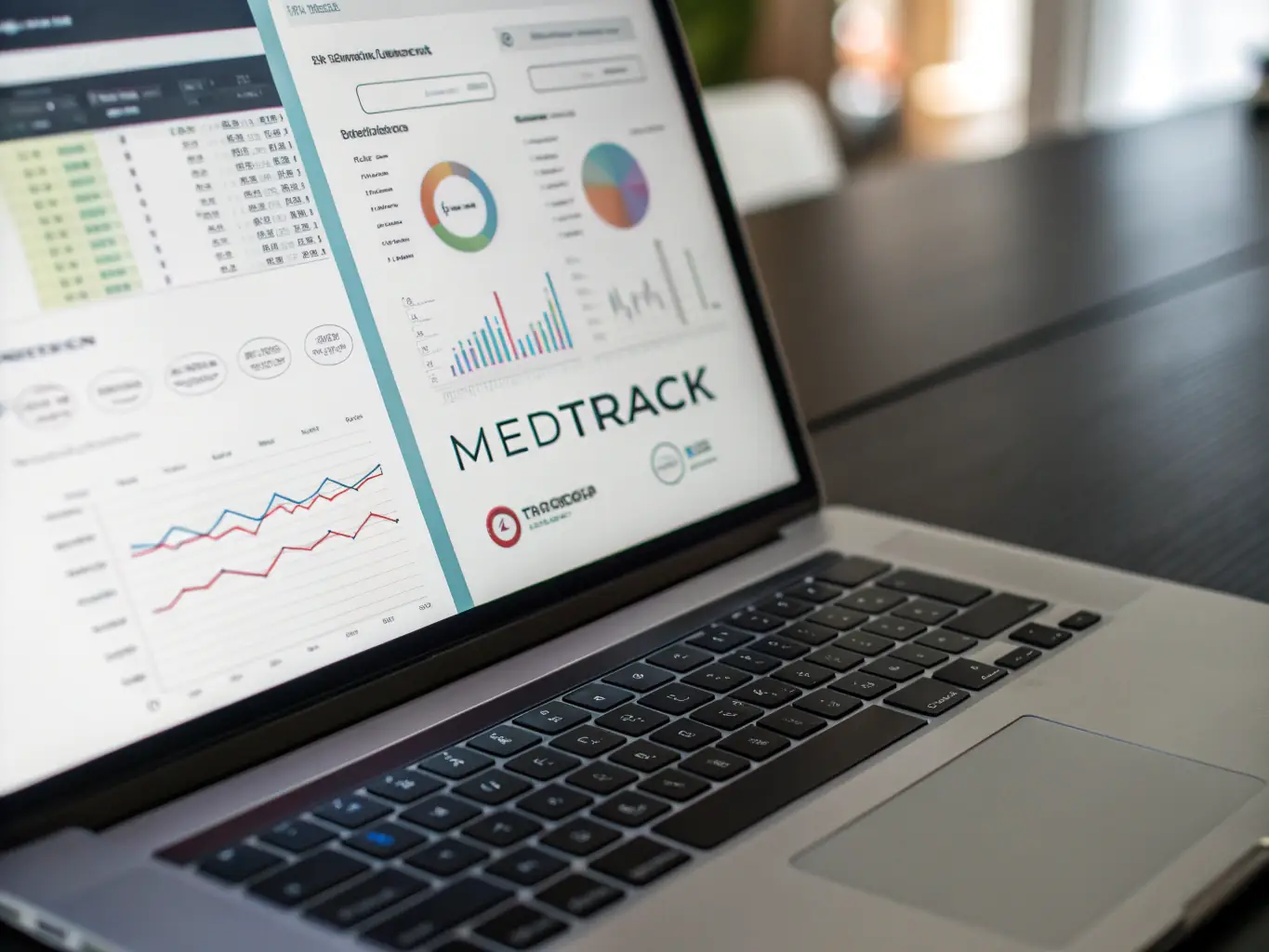 A close-up of a report generated by the eMAR system, highlighting data on medication adherence and patient outcomes.